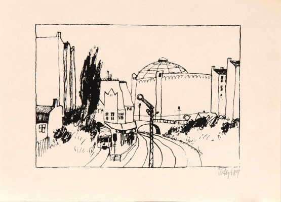 Harry Lüttger, o.T., 1989 <br /> Siebdruck, 21 x 29 cm, <br /><strong> Startpreis 40 € </strong><br /><strong>VERKAUFT</strong>