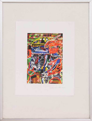 Petra Flierl, figur vor rot, 2009 <br /> Digitalgraphik, 17 x 13 cm <br /><strong> Startpreis 180 € </strong><br /> Rahmen optional 30 €
<br /><strong>–VERKAUFT–</strong>