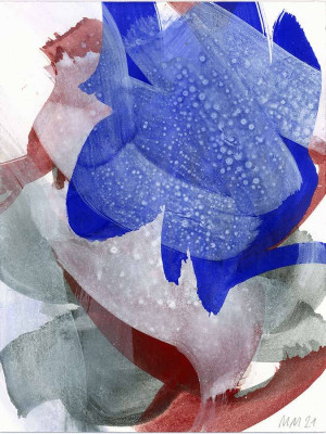 Monika Meiser, Blümerant II, 2021 <br /> Pigment/ Acryl auf Pappe, 24 x 18 cm <br /><strong> Startpreis 350 € </strong><br /> Rahmen optional 20 €
<br /><strong>–VERKAUFT–</strong>