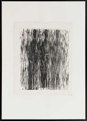Elli Graetz, o.T., 2000 <br /> Holzschnitt, 36 x 27 cm <br /><strong> Startpreis 300 € </strong><br /> Rahmen optional 60 €<br /><strong>–VERKAUFT–</strong>