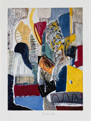 Strawalde Strawalde, o.T., o.J. <br /> Offsetdruck e.a., 68 x 50 cm <br /><strong> Startpreis 60 € </strong><br /><strong>–VERKAUFT–</strong>