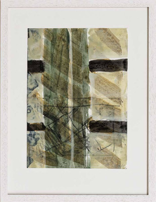 Gudrun Poetzsch, o.T. II, 2018 <br /> Acryl/ Papier, 29 x 21 cm <br /><strong> Startpreis 270 € </strong><br /> Rahmen optional 20 €