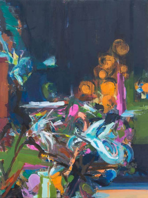 Anja Billing, Grandioso Antico (Vanitas 1), 2024 <br /> Öl auf Leinwand, 80 x 60 cm <br /><strong> Startpreis 2600 € </strong>