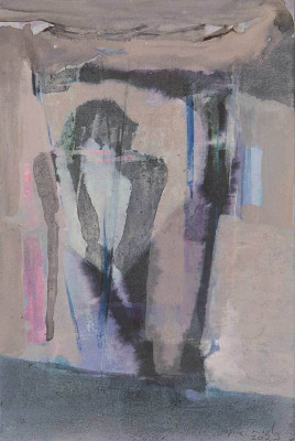 Regina Conrad, o.T., 2023 <br /> Mischtechnik auf Karton, 27 x 18 cm <br /><strong> Startpreis 200 € </strong>
<br /><strong>–VERKAUFT–</strong>