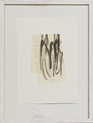 Claudia Busching, o.T., 2015 <br /> Acryl, Transparentpapier, A 4, 29,7 x 21 cm <br /><strong> Startpreis 300 € </strong><br /> Rahmen optional 30 €