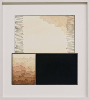 Alexander Klenz, o.T. I, 2024 <br /> Mischtechnik auf Karton, 50 x 45 cm <br /><strong> Startpreis 500 € </strong><br /> Rahmen optional 200 €