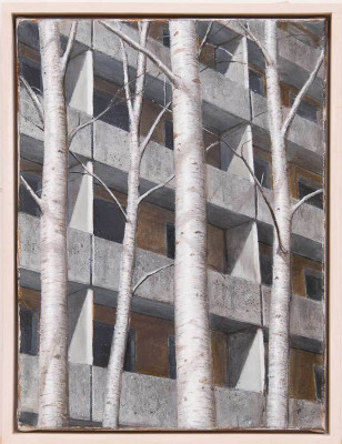 Christian Thoelke, noch offen, 2024 <br /> Öl auf Leinwand, 30 x 40 cm <br /><strong> Startpreis 666 € </strong>
<br /><strong>–VERKAUFT–</strong>