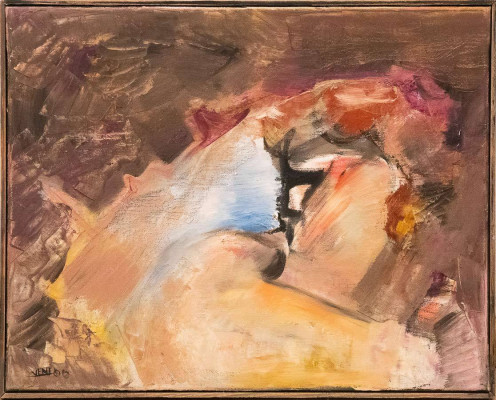 Hans Vent, Kopf, 2006 <br />Mischtechnik Leinwand, 40 x 50 cm<br /><strong>Startpreis 700 € </strong>