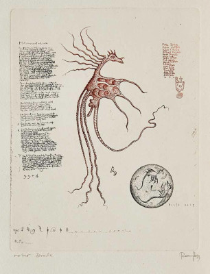 Thomas Ranft, Roter Drache, 2009 <br />Radierung, 18,5 x 14,5 cm<br /><strong>Startpreis 90,00 € </strong><br /><span style="color:#FF0000;"><strong> verkauft</strong></span>
