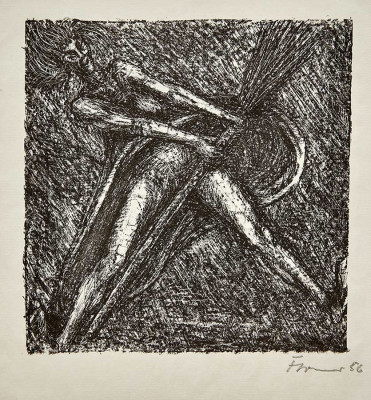 Fritz Cremer, Blatt 3 zur Walpurgisnacht, 1956<br />Lithografie, 15 x 15 cm<br /><strong>Startpreis  40 € </strong><br /><span style="color:#FF0000;"><strong> verkauft</strong></span>