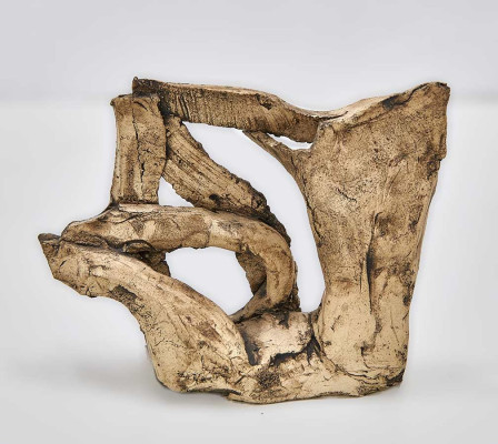 Hans Vent, Vegetativ, 90er Jahre<br /> Terrakotta, 15 x 18 x 7 cm Unikat<br /><strong>Startpreis 140 € </strong>