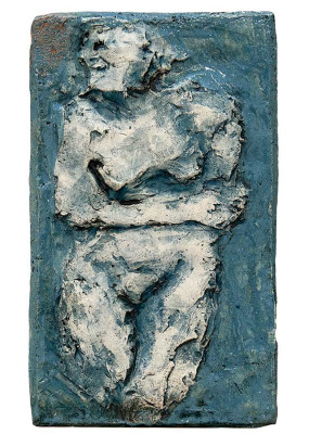 Hans Vent, Akt Relief, um 1990<br /> Terrakotta lasiert, 25 x 14,5 x 1 cm<br /><strong>Startpreis 130 € </strong><br /><span style="color:#FF0000;"><strong> verkauft</strong></span>