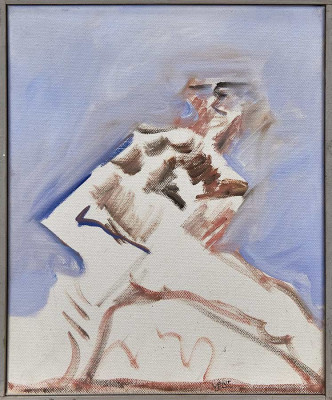Hans Vent, Schreitend, 2007<br /> Acryl auf Leinwand, 30 x 24 cm<br /><strong>Startpreis 150 € </strong><br /><span style="color:#FF0000;"><strong> verkauft</strong></span>