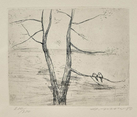Arno Mohr, o.T., 1980<br />Radierung, cm 200/200 <br /><strong>Startpreis 120 € </strong><br /><span style="color:#FF0000;"><strong> verkauft</strong></span>