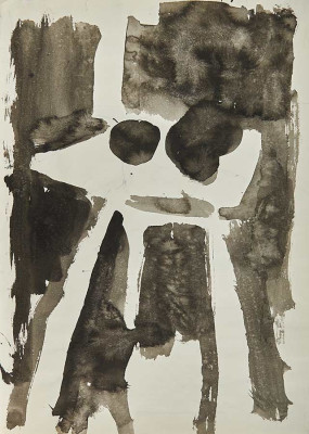Manfred Böttcher, Stillleben, um 1991 <br />Tusche auf Papier, 41 x 30 cm<br /><strong>Startpreis 120 € </strong><br /><span style="color:#FF0000;"><strong> verkauft</strong></span>
