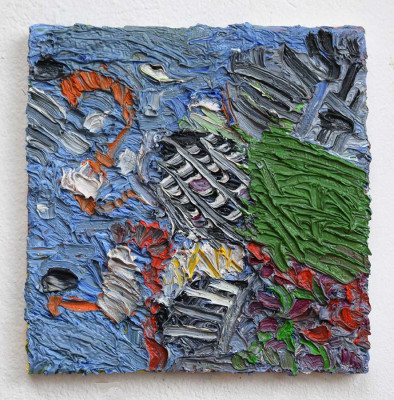 Michael Kain, Natur, 2011 <br /> Öl auf Leinwand, 30 x 30 cm <br /><strong>Startpreis 250 € </strong>, Rahmen optional 20 €