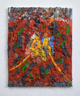 Michael Kain, … und blau, 2017<br />Öl auf Leinwand, 50 x 40 cm<br />
Startpreis 550 € , Rahmen optional 40 €<br /><span style="color:#FF0000;"><strong> verkauft</strong></span>