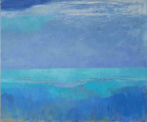 Kerstin Göldner, Am Abend, 2013 <br /> Öl auf Leinwand, 50 x 60 cm <br /><strong>Startpreis 500 € </strong>