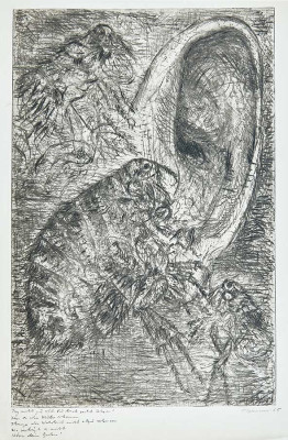 Fritz Cremer, Sag nicht so oft …, 1965 <br /> Lithografie, 49 x 32 cm <br /><strong>Startpreis 240 € </strong>