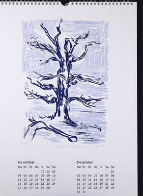 Kalender Blatt Monate 11 u. 12