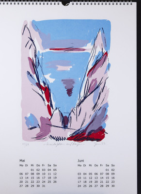 Kalender Blatt Monate 5 u. 6