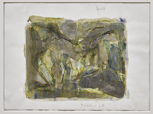 Horst Zickelbein, Toscana, 2003 <br /> Aquarell, 25 x 34 cm <br /> <strong> Startpreis 490 € </strong>