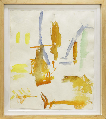 Sabine Grzimek, o.T., 2005 <br /> Aquarell, 32 x 27 cm, Rahmen inclusive <br /> <strong> Startpreis 100 € </strong><br /><span style="color:#FF0000;"><strong> verkauft</strong></span>