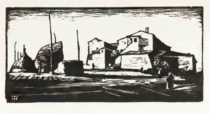 Herbert Tucholski, o.T., o.J. <br /> Holzschnitt, unsigniert , 8,5 x 17,5 cm <br /> <strong> Startpreis 45 € </strong><br /><span style="color:#FF0000;"><strong> verkauft</strong></span>