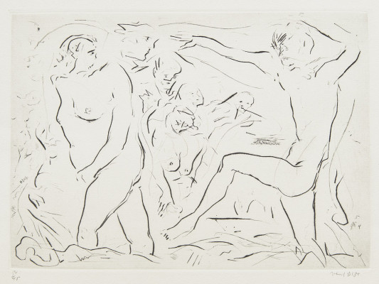 Hans Vent, ö.T., 1984 <br /> Radierung, 24x 34 cm <br /> <strong> Startpreis 120 € </strong><br /><span style="color:#FF0000;"><strong> verkauft</strong></span>