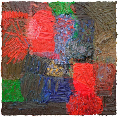 Michael Kain, Palmsonntag, 2010 <br /> Öl auf Leinwand, 60 x 60 cm, Rahmen optional 30 € <br /> <strong>Startpreis 1500 € </strong><br />