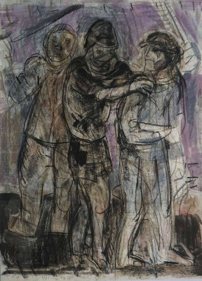 Christian Ulrich, o.T., 2014 <br /> Mischtechnik auf Papier 70 x 50 cm <br /> <strong>Startpreis 700 € </strong><br /><span style="color:#FF0000;"><strong> verkauft</strong></span>