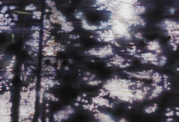 Gabriele Basch, Fleck, 2011 <br /> Öl und Lack auf Nessel/Leinwand, 105 x 155 cm <br /> <strong>Startpreis 1000 € </strong><br />