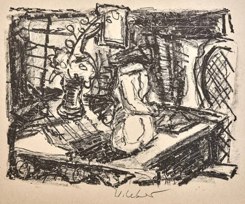 Wolfgang Leber, o.T., o.J. <br /> Litho, 10 x 14 cm <br /> <strong>Startpreis 60 € </strong><br /><span style="color:#FF0000;"><strong> verkauft</strong></span>