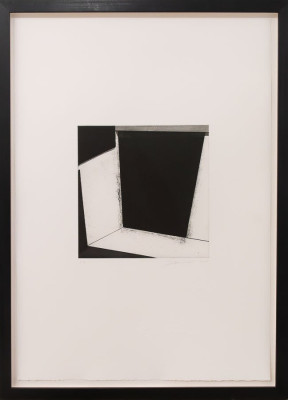 Zora Jankovic, RF117, 2017 <br /> Vernis mou, Aquatinta, 20 x 20 cm, e.a. Rahmen optional 125 € <br /><strong> Startpreis 375 € </strong>