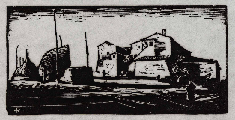 Herbert Tucholski, o.T., o.J. <br /> Holzschnitt, 13,5 x 20,5 cm, unsigniert <br /><strong> Startpreis 40 € </strong>