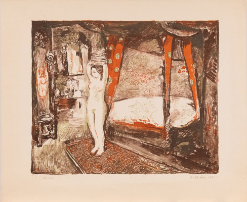 Karl Hartwig, 1978 <br /> Farblithografie, 50 x 60 cm, 20/13 <br /><strong> Startpreis 80 € </strong><br /><strong>VERKAUFT</strong>