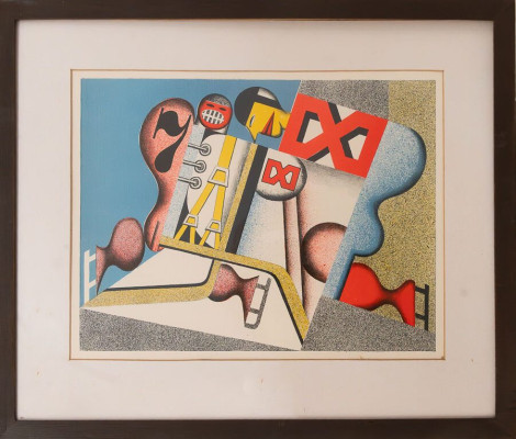 Hans Ticha, o.T., o.J. <br /> Offset, 31 x 40 cm, Rahmen optional 20 € <br /><strong> Startpreis 50 € </strong> <br /><strong>VERKAUFT</strong>