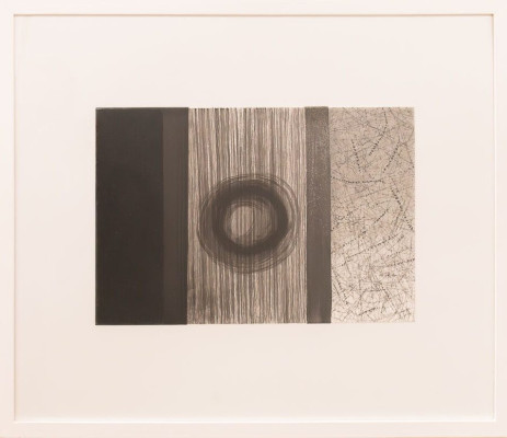 Dorothee Helena Jacobs, Regen, Sonne, Vogelflug, 2017 <br /> Ölpastell, Japantusche, 26 x 39 cm, Rahmen optional 60 € <br /><strong> Startpreis 280 € </strong>