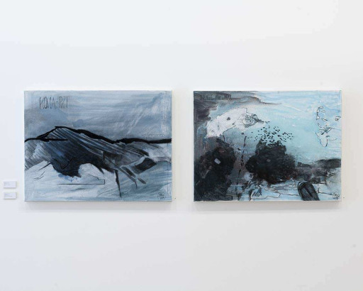 MARINSKWO THEATRA, 2019<br/>
KOLA_ R21, 2019<br/>
Acryl, Kohle, Kreide, 60x80 cm